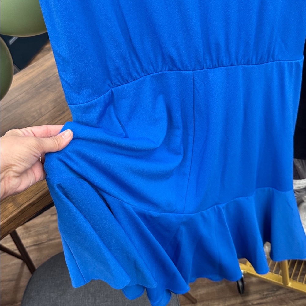 NWT • Adrianna Papell • Women's Knit Short Dress • 💙 Size 14 • Indigo • AC401 - Picture 11 of 11